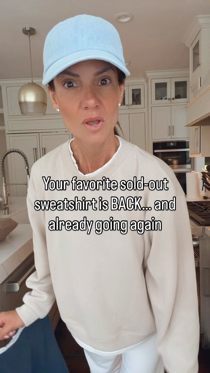 ￼This is the sweatshirt you all loved—and yes, it’s back (now available in pink) but selling fast. 

It’s the easiest throw-on because it has that built-in layered tee look (no bulk, just looks styled ✔️) and it’s SO soft.

Paired it with:
• my go-to wide leg jeans (stretchy + crazy comfortable) under $100
• navy sneakers everyone always asks about (back in stock 👏) or fun ballet flats
• denim hat for no-hair days
• and my favorite grab-and-go bag

Also sharing the denim jacket version with the hoodie attached… same effortless layered vibe.


#LTKgrwm #LTKootd #LTKOver40