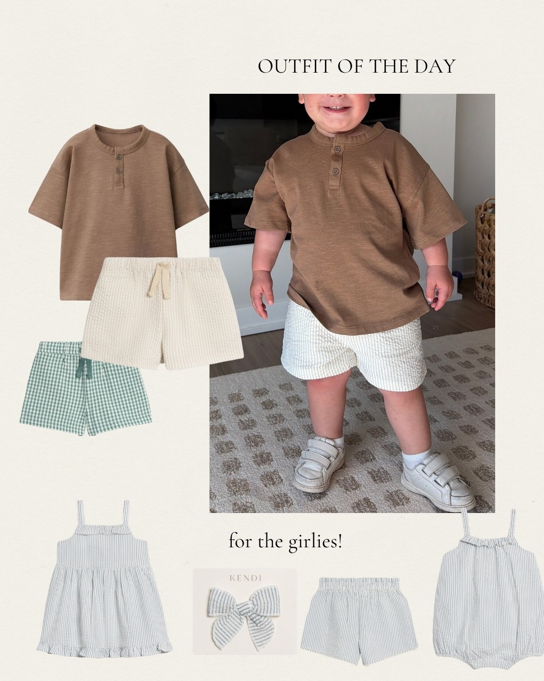 Baby / toddler striped summer outfit!

#LTKootd #LTKBaby #LTKKids