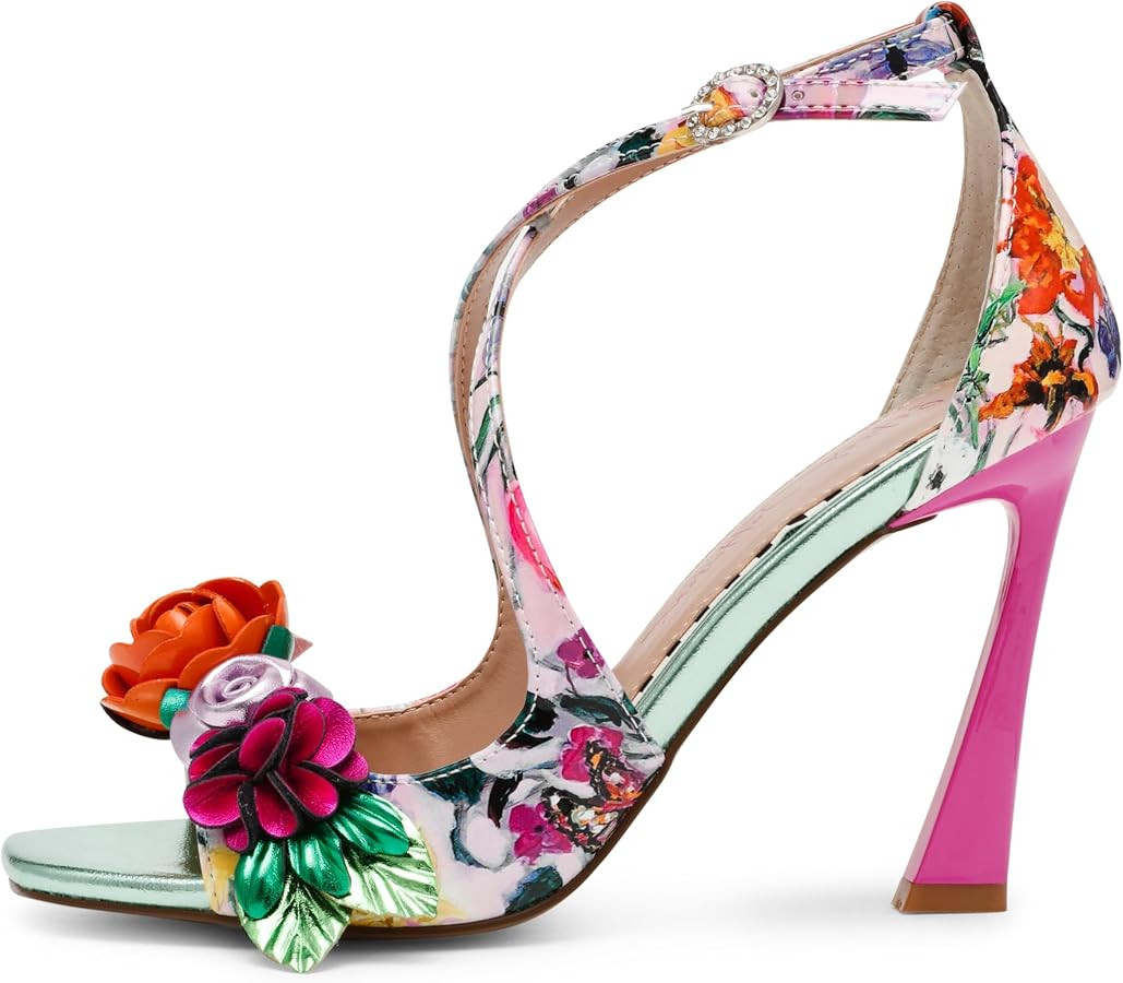 Betsey Johnson Women's Mikah Heeled Sandals | Amazon (US)