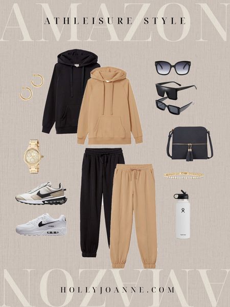 Amazon athleisure, neutral style, fitness outfit, #HollyJoAnneW

#LTKstyletip #LTKunder50 #LTKfit