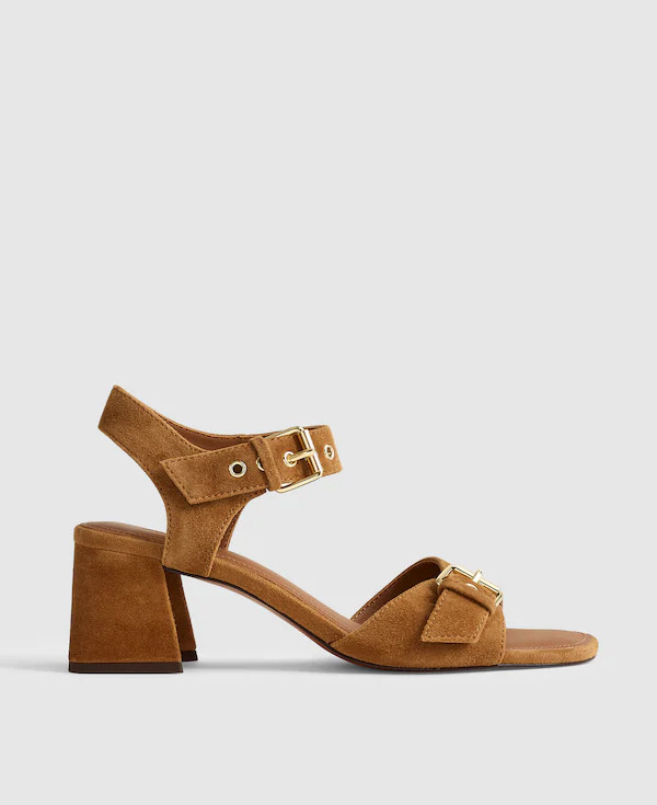 The Neeka Ankle-Strap Heeled Sandal | Madewell | Madewell