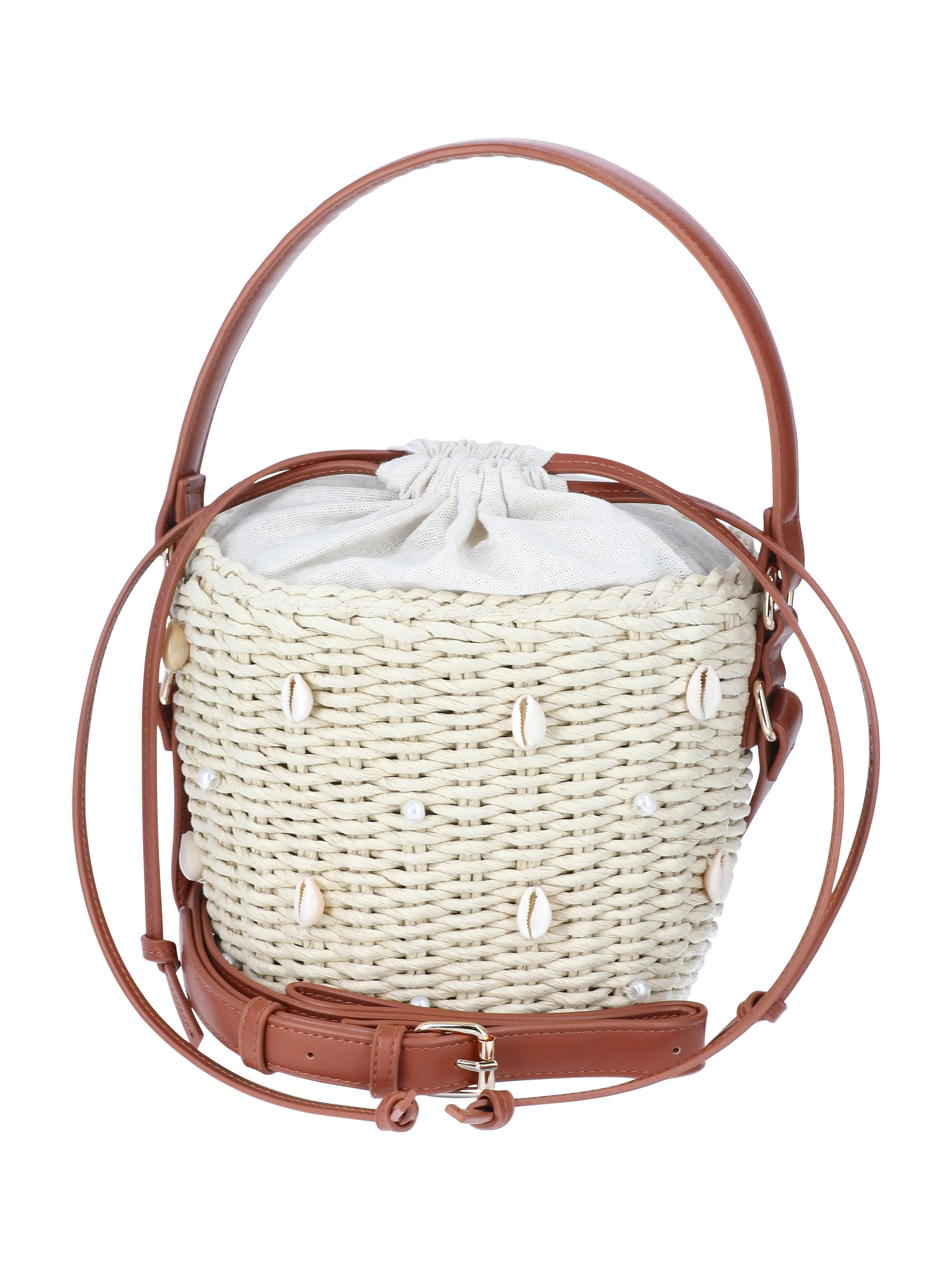Time and Tru Women's Embellished Bucket Bag | Walmart (US)