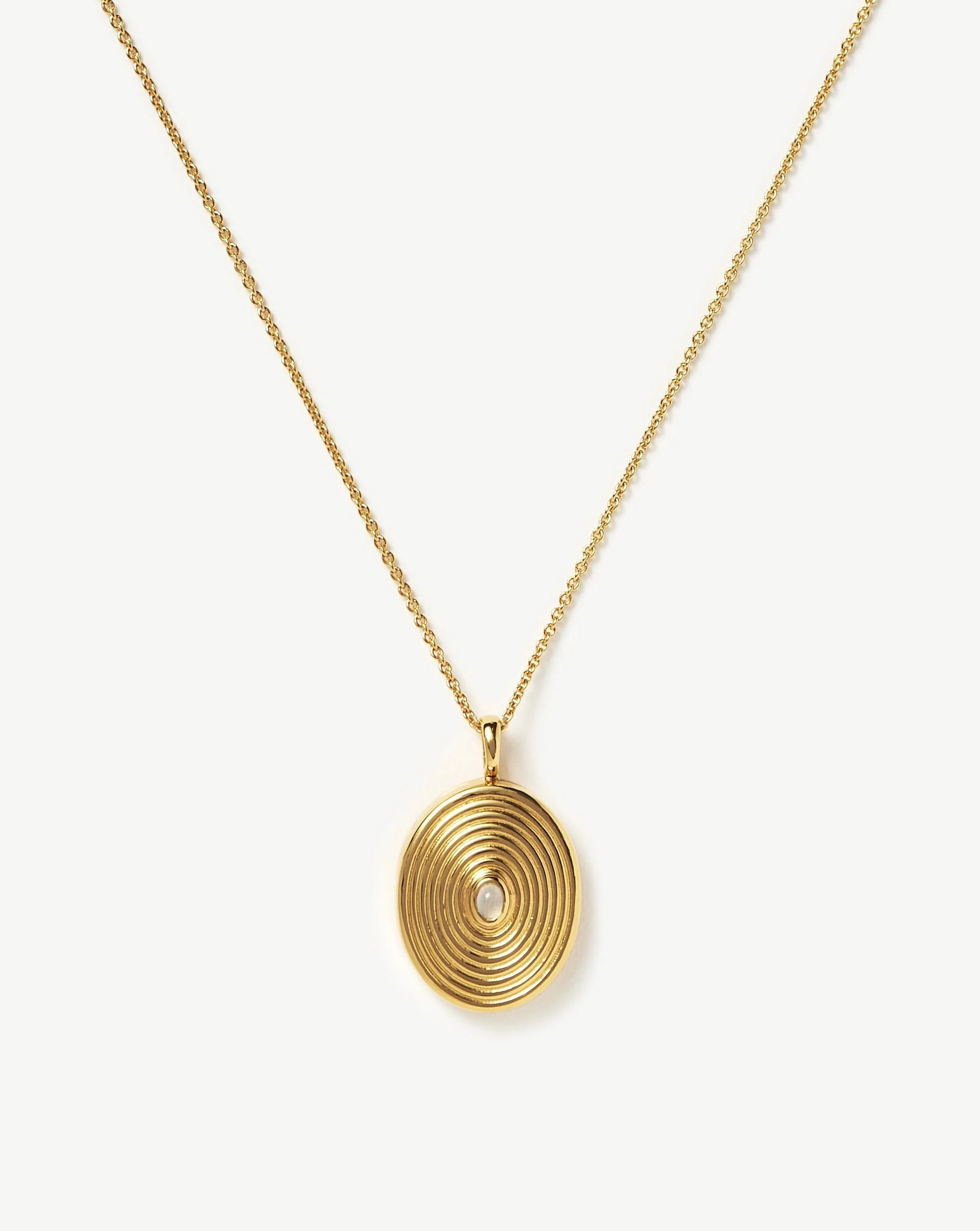 Oval Locket Pendant Necklace | Missoma UK