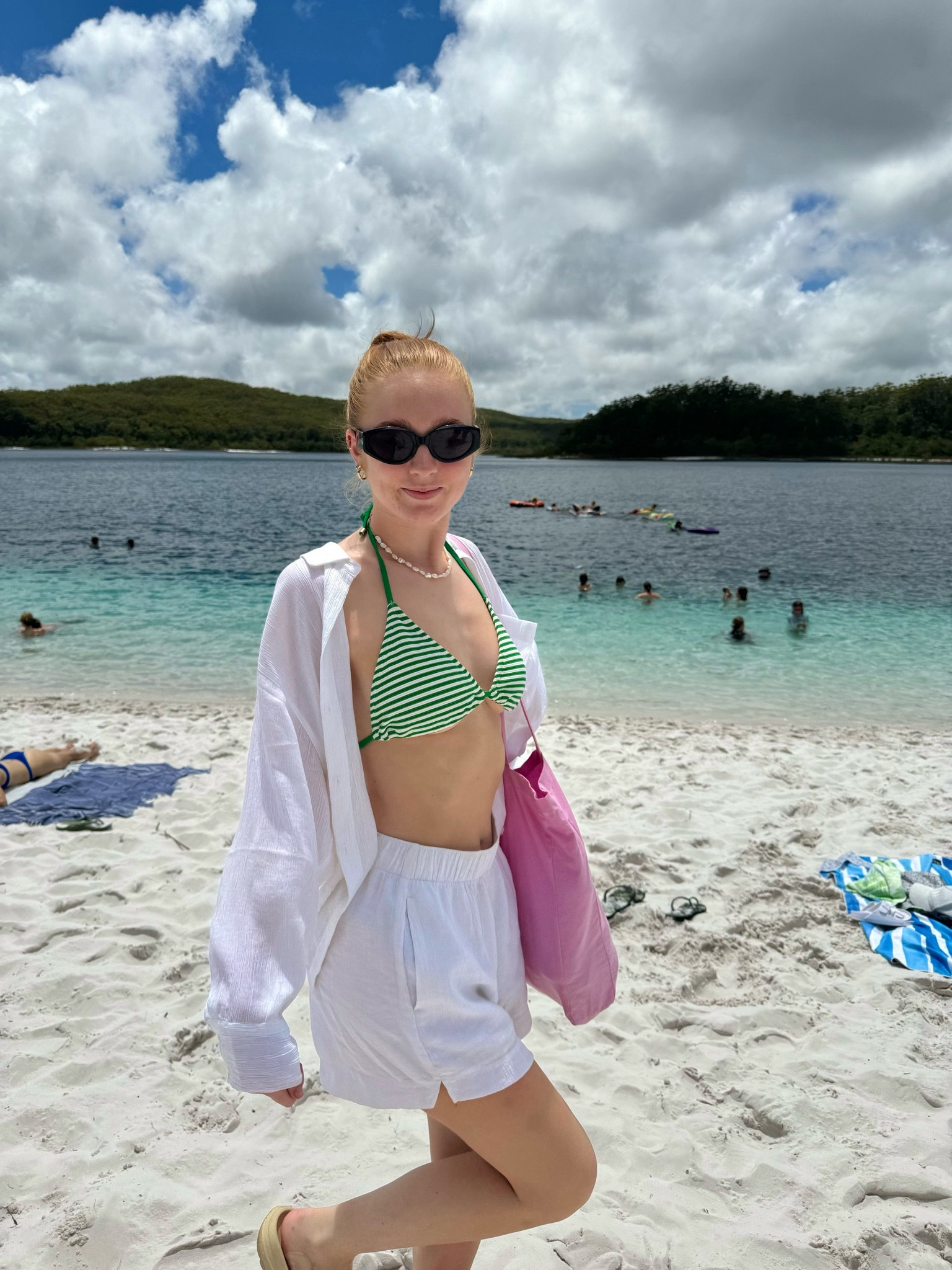 Abercrombie White Beach Outfit and Cotton On Bikini 🤍

#LTKsalealert #LTKswim #LTKaustralia