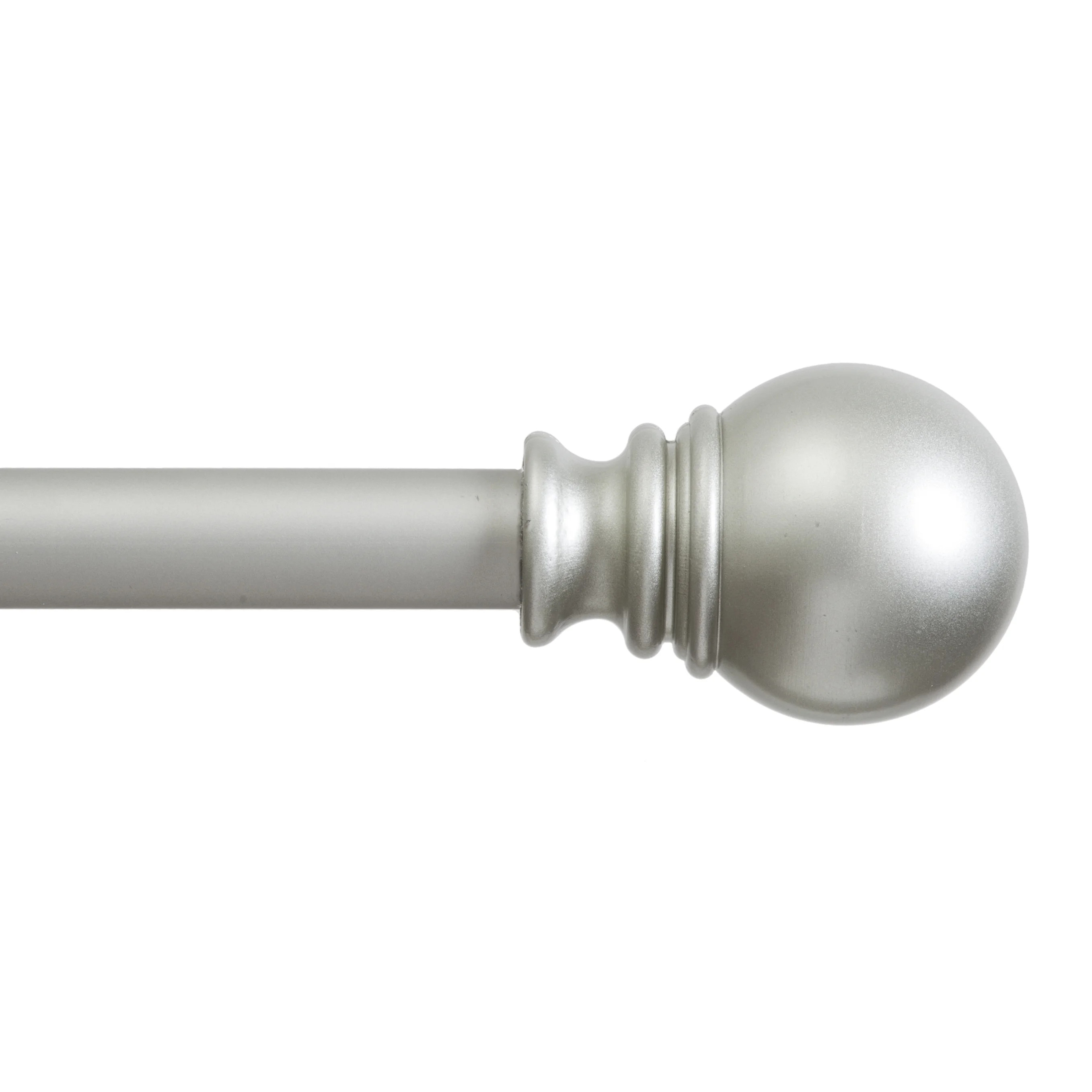Mainstays 1" Diameter Decorative Curtain Rod with Ball Finial | Walmart (US)