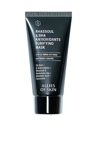 Allies of Skin Rhassoul & BHA Antioxidants Purifying Mask in Beauty: NA. | Revolve Clothing (Global)