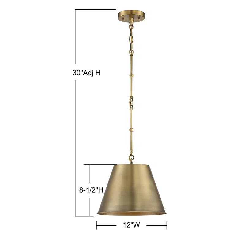 Presley 1 - Light Single Empire Pendant | Wayfair North America