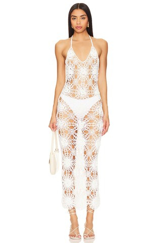 superdown Walsh Maxi Dress in Ivory from Revolve.com | Revolve Clothing (Global)