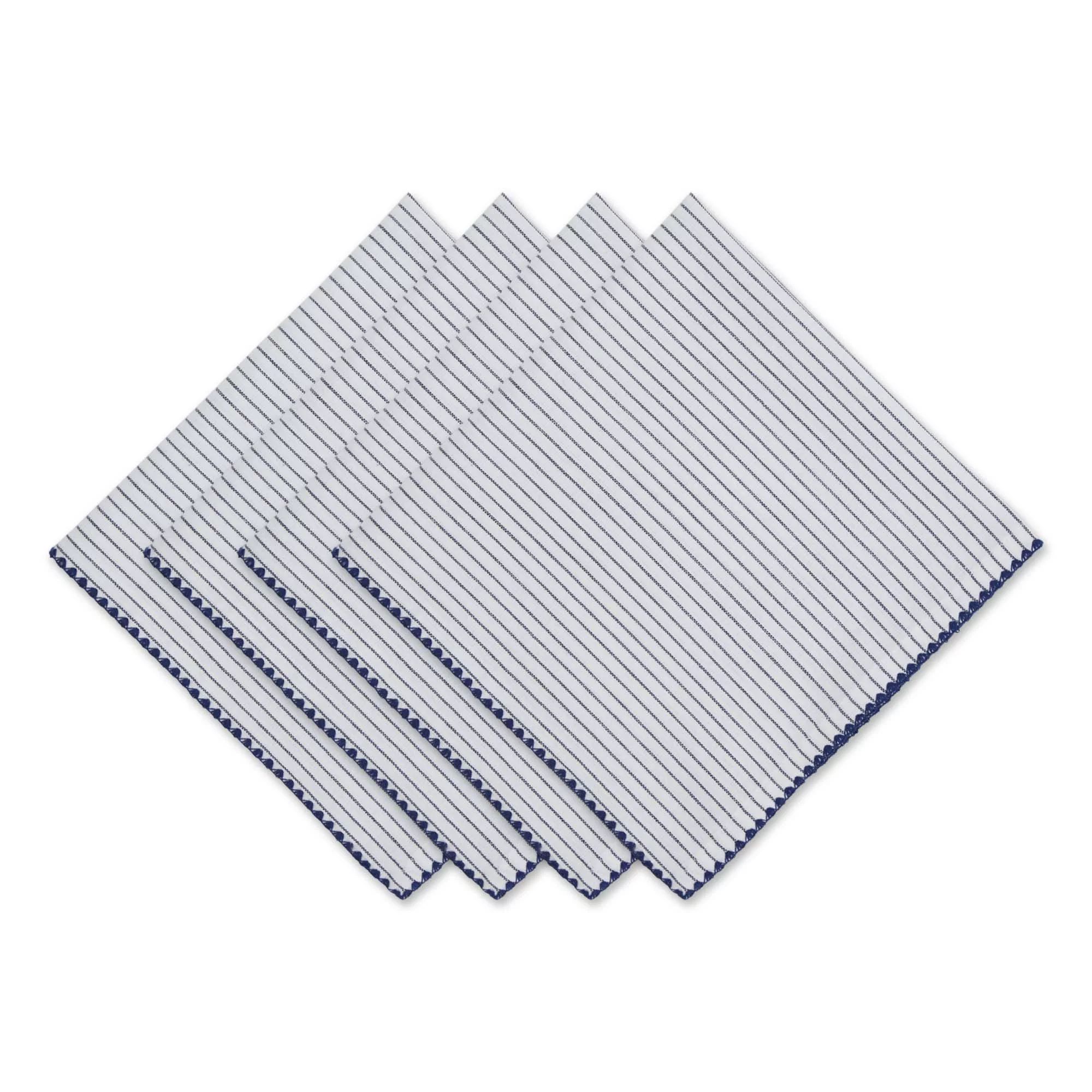 Chef Micro Stripe Embellished Napkin (Set of 4) - Walmart.com | Walmart (US)