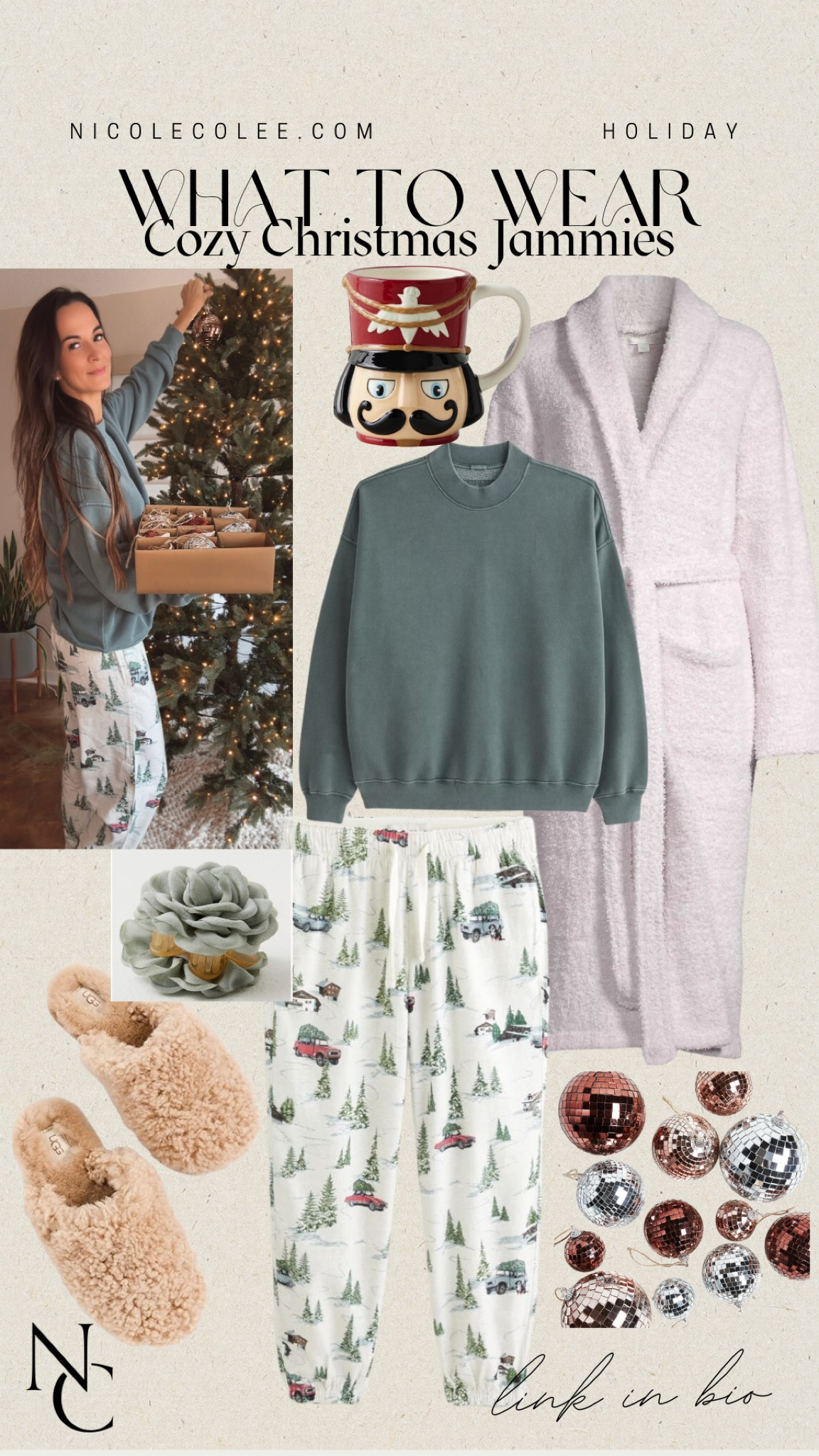 What to wear:  Cozy Christmas Jammies 🎄🫶🏼

These are men’s pieces from Abercrombie. Wearing a size small in both top and bottom. Robe is a size 2. 

Outfit ideas, holiday style, casual style, winter outfit, ugg, Saks, Abercrombie, Amazon, free people, crate & barrel, Williams Sonoma 

#nicolecolee #holiday #holidayoutfit #holidaystyle #fashionstyle #influencer #fashionblogger #christmas 


#LTKGiftGuide #LTKSeasonal #LTKHoliday