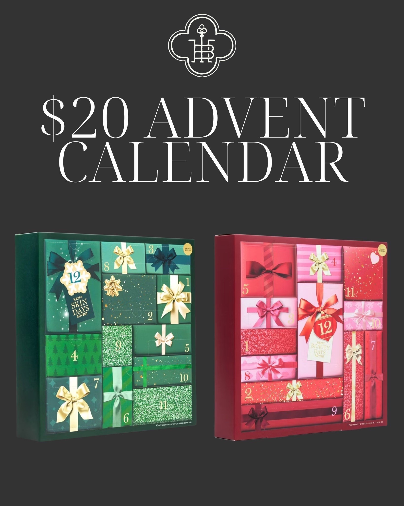 These $20 beauty and skincare advent calendars from Target are so fun!!! 



#LTKHoliday #LTKSeasonal #LTKGiftGuide