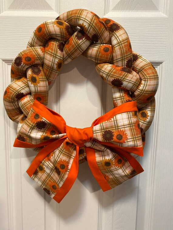 Fall Wreath - Sunflowers - Plaid - Autumn Wreath - Fall Decor - Autumn Decor | Etsy (US)