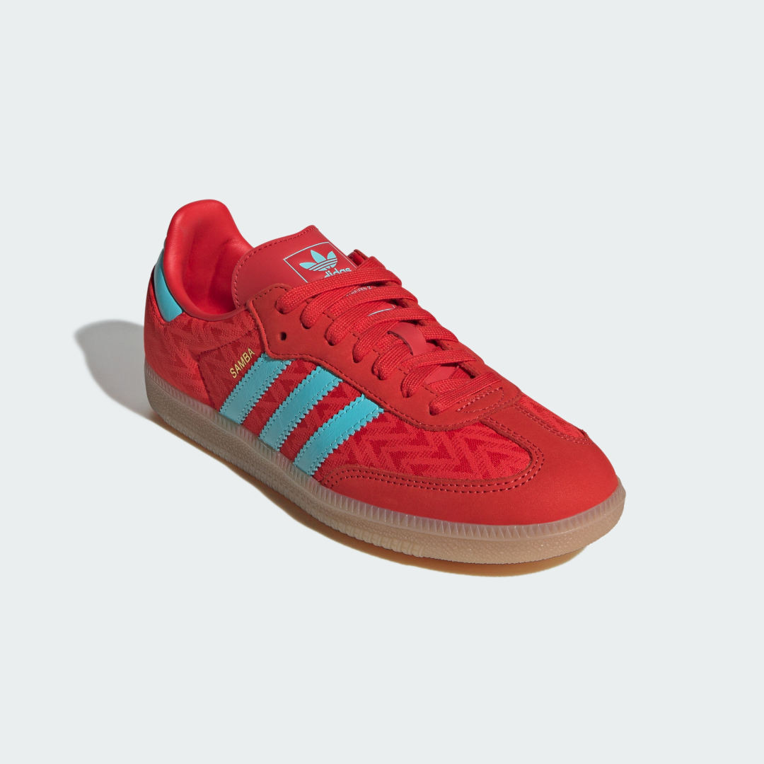adidas SAMBA OG SHOES Red 10.5 - Womens Originals Shoes | adidas (US)