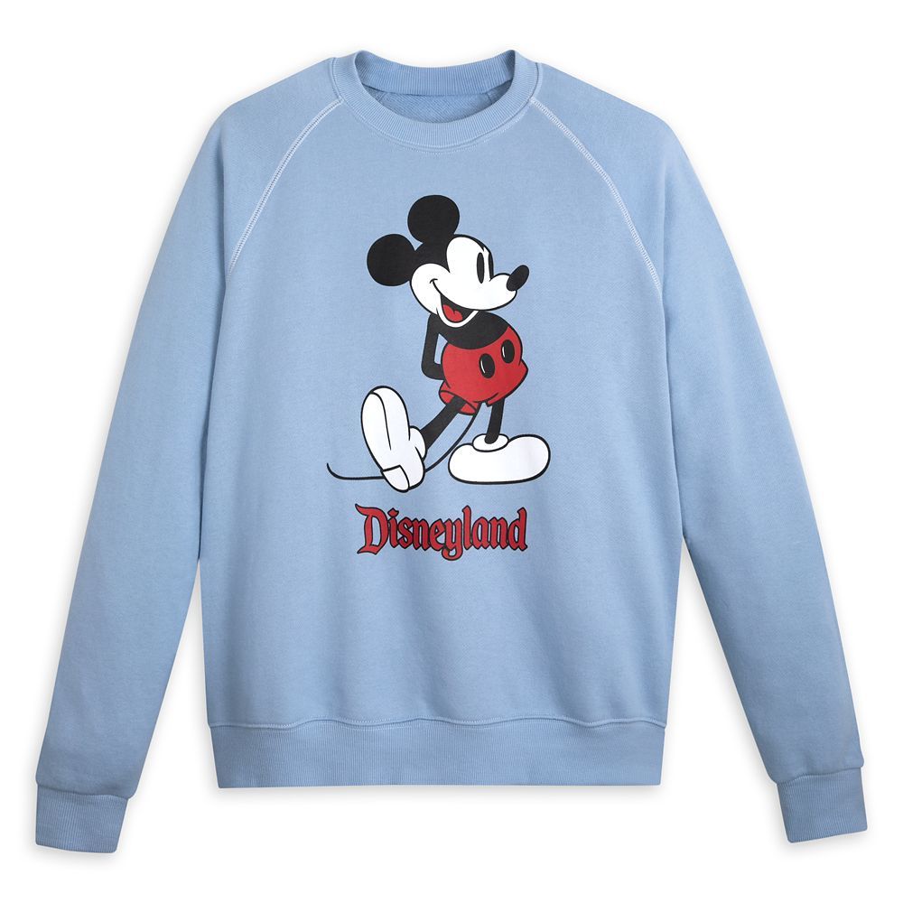 Mickey Mouse Classic Sweatshirt for Adults – Disneyland – Blue | shopDisney