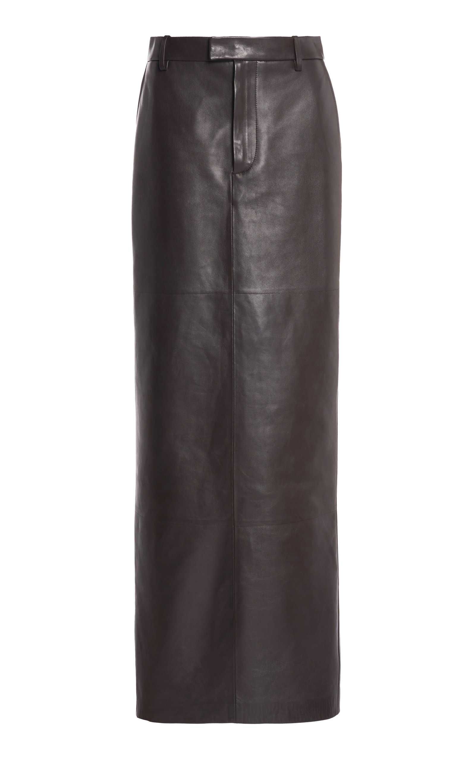 Leather Column Maxi Skirt | Moda Operandi (Global)