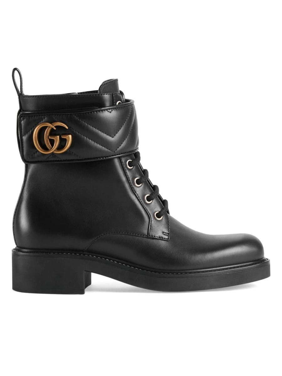 Double G Leather Ankle Boots | Saks Fifth Avenue