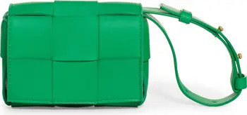 Mini Cassette Intrecciato Leather Crossbody Bag | Nordstrom