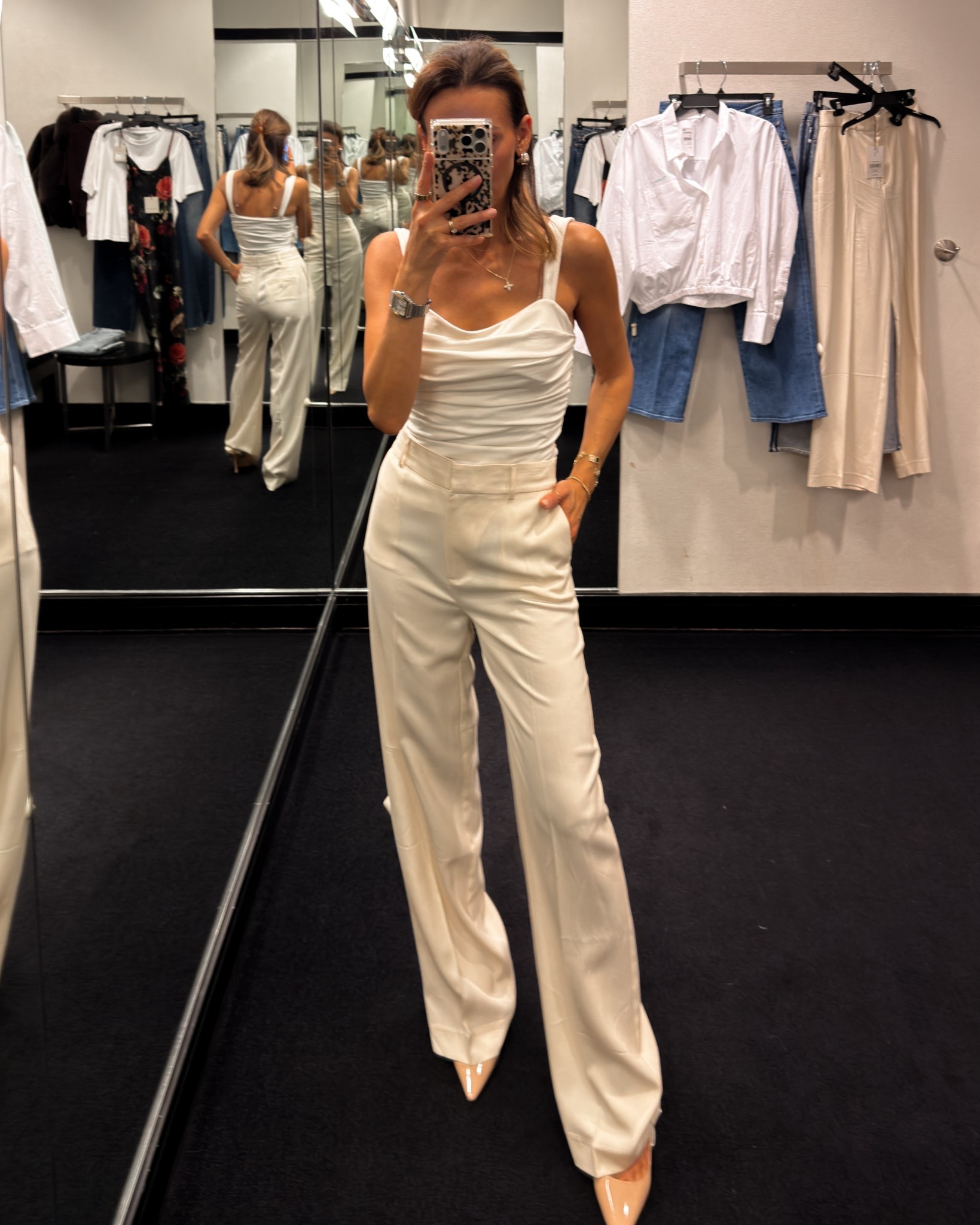 Do I need this Fit?? It’s so me but I also feel like I might already have something similar in my closet. Pants size 2 and top small 

#LTKSeasonal #LTKOver40 #LTKstorytime