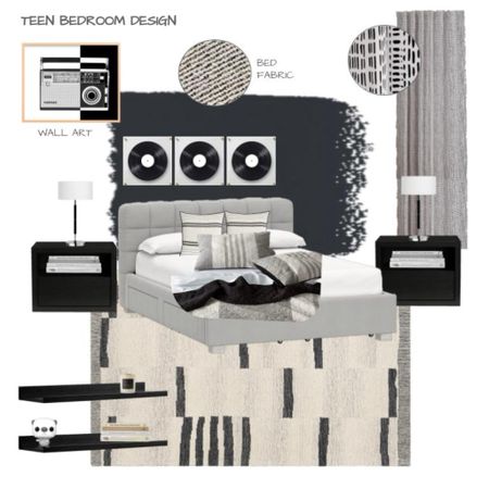 We are always a sucker for a cute nursery, but how fun is this teenager’s bedroom!? With high contrast neutrals you can really make an impact! 