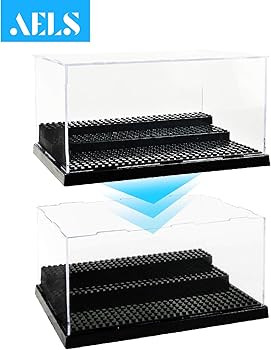 AELS 3-Level Acrylic Display Case, Set of 2, Dustproof Showcase for Collection Bricks Blocks Toys... | Amazon (CA)