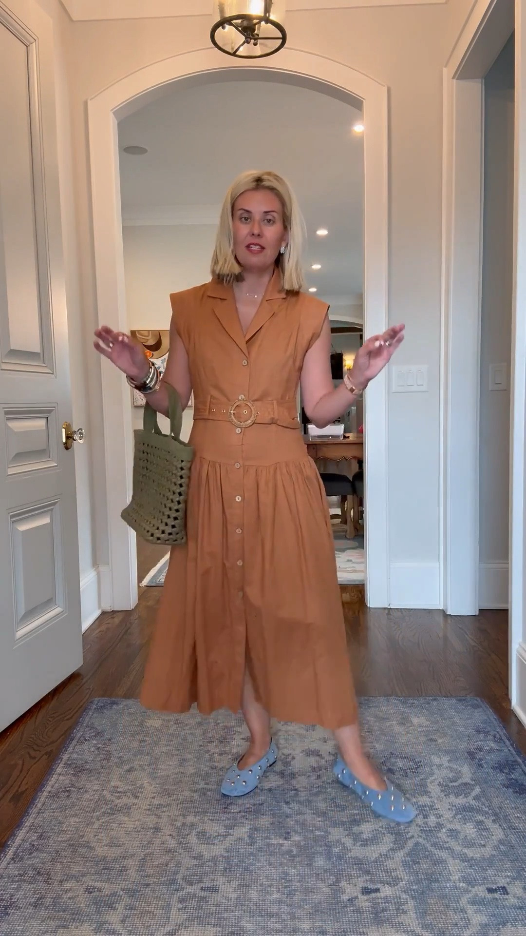 Obsessed with this color and silhouette!! I’m in size small and 7 flats (sized 1 down). 

*code Catherine20 at Allie + Bess

#LTKdayinmylife #LTKootd #LTKmomlife
