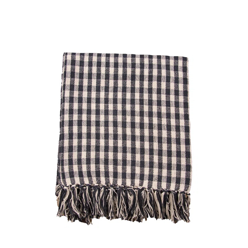 Gingham Check Throw Blanket | Wayfair North America