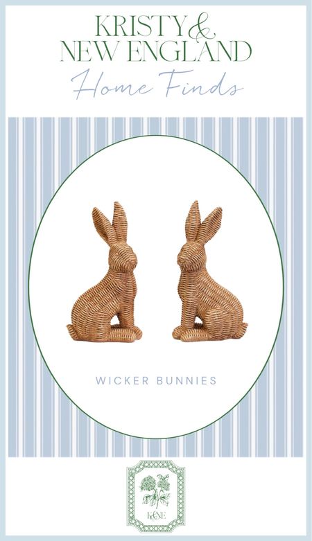 Cutest wicker bunnies for Easter 

#LTKhome #LTKSeasonal #LTKparties