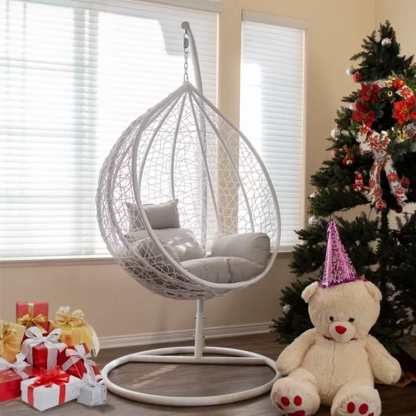 Lacroix Teardrop Swing Chair with Stand | Wayfair North America