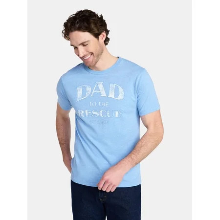 Father s Day Men s Rescue Dad Graphic Tee by Way to Celebrate Sizes XS-5XL | Walmart (US)