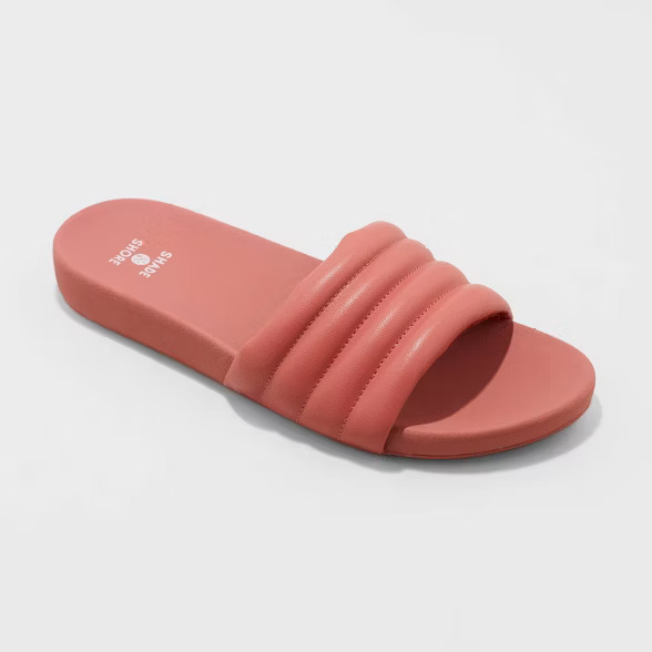 Women's Kendra Solid Slide Sandals - Shade & Shore™ | Target