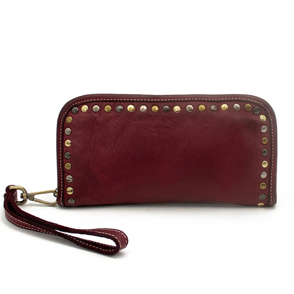 Sofia Zip Around Wallet in Brick | Bolsa Nova Handbags
