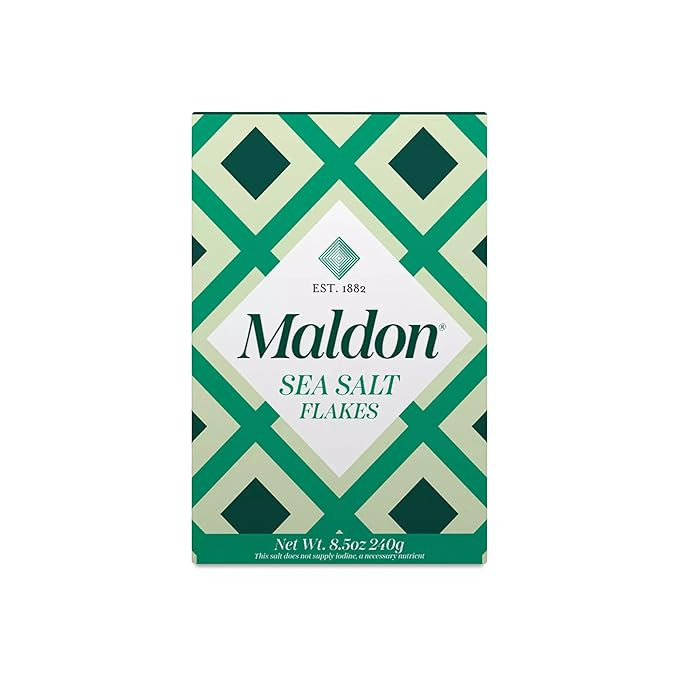 Maldon Salt, Sea Salt Flakes, 8.5 oz (240 g), Kosher, Natural, Handcrafted, Gourmet, Pyramid Crys... | Amazon (US)