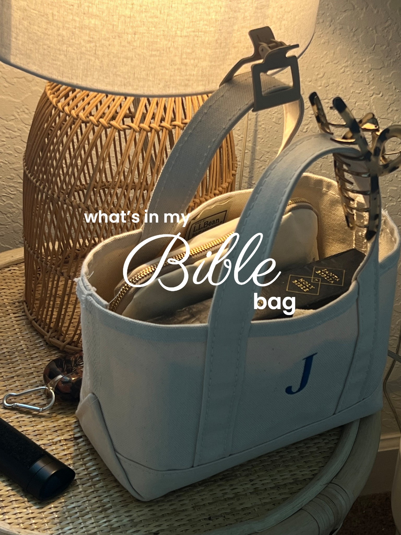 my bible bag details 🤍