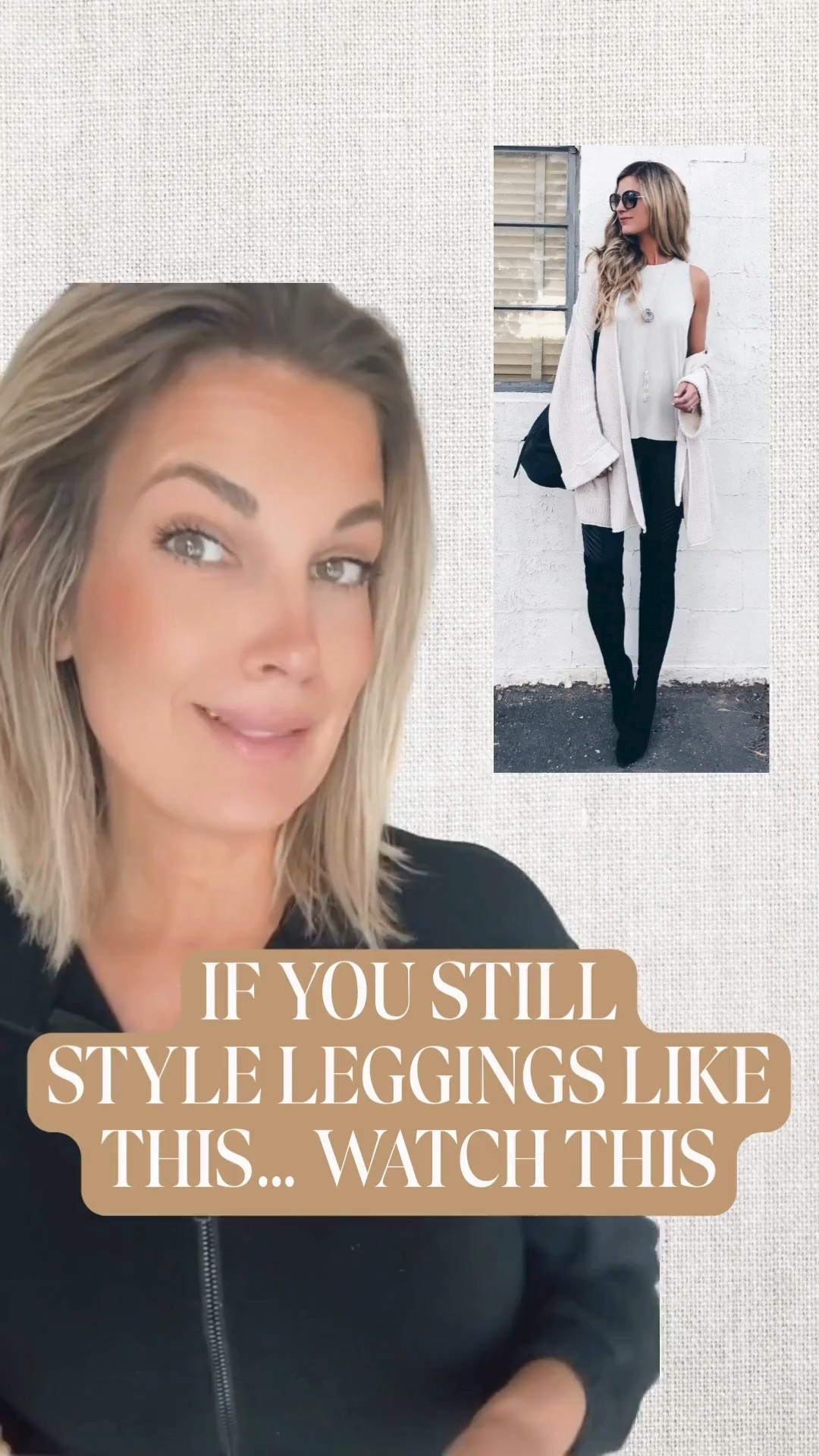 Yes, that is a pic of me from many years ago 🙈. If you’re still styling leggings like it’s 2017, here’s how to bring them into 2026 without looking stuck in the past.

#LTKTall #LTKFindsUnder100 #LTKOver40