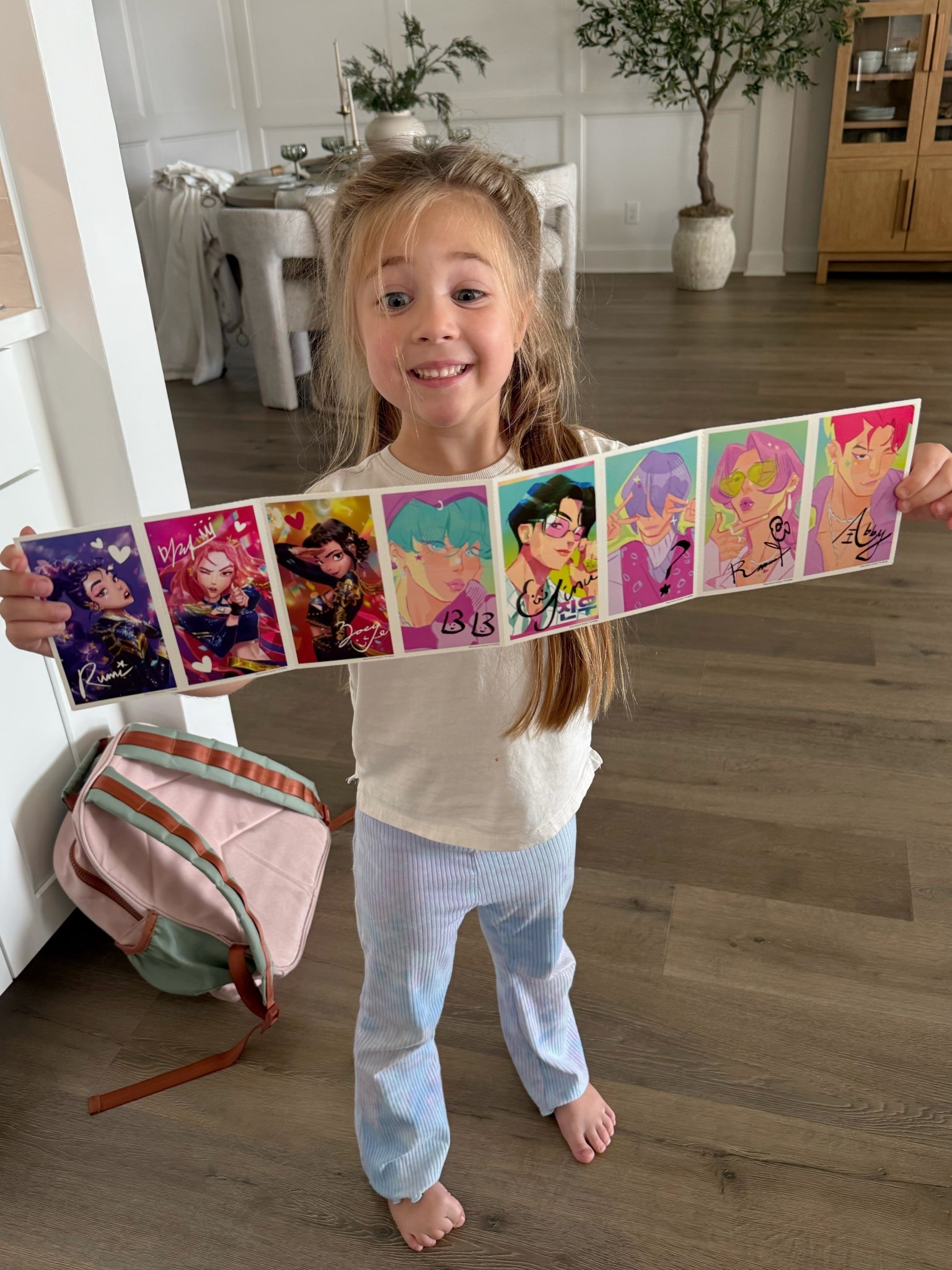 I had to share these as I know they will sell out fast!!!  KPop Demon Hunters Valentine’s Day cards!!! She was so excited!! Comes with 16 exchange cards and stickers! 💜



#classroom #school #vday #valentinesday #exchangecards #kidsparty #valentinesparty #target 

#LTKKids #LTKSeasonal