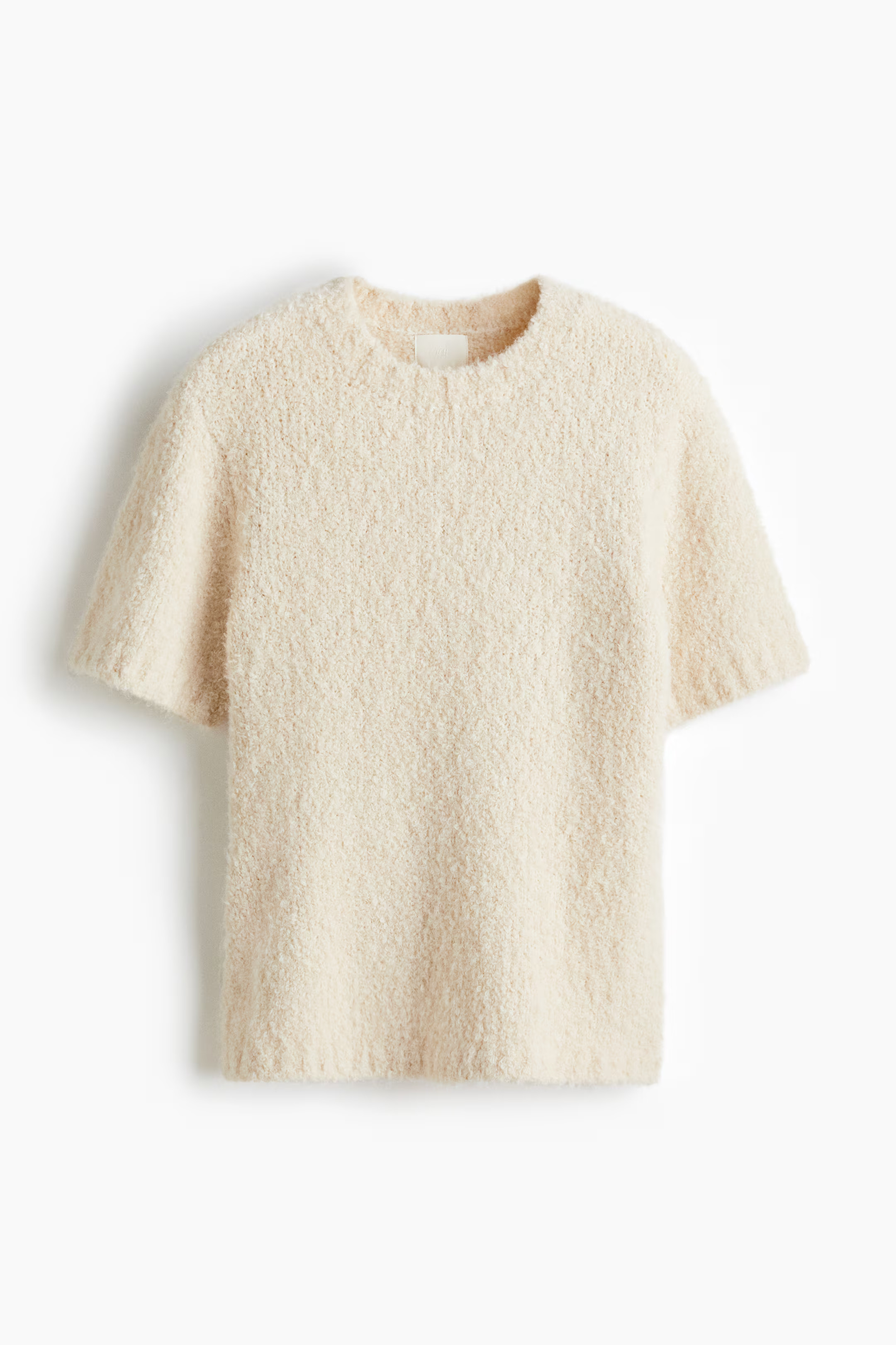 Bouclé-knit T-shirt | H&M (UK, MY, IN, SG, PH, TW, HK)