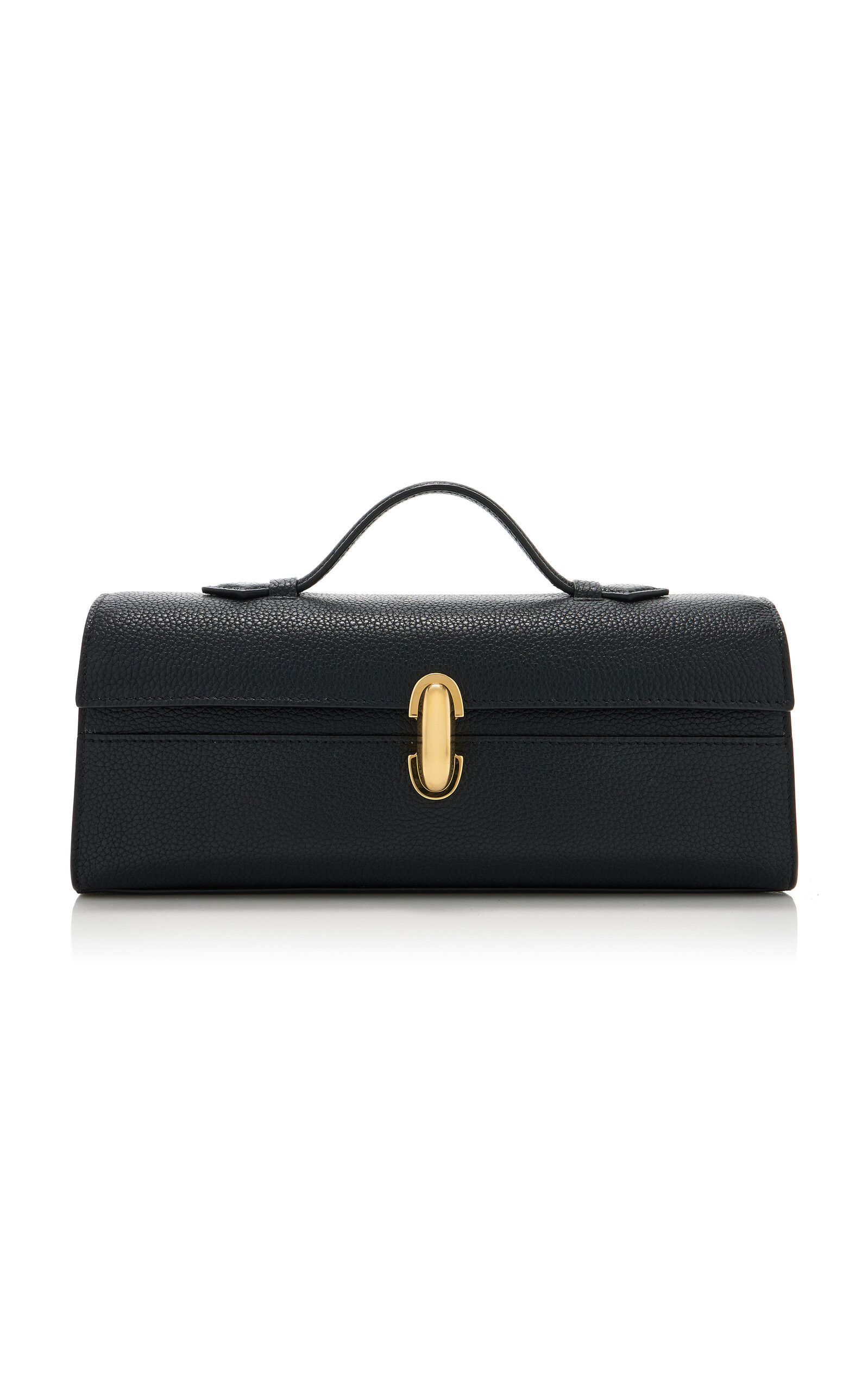 Savette - The Slim Symmetry Leather Pochette - Black - OS - Moda Operandi | Moda Operandi (Global)
