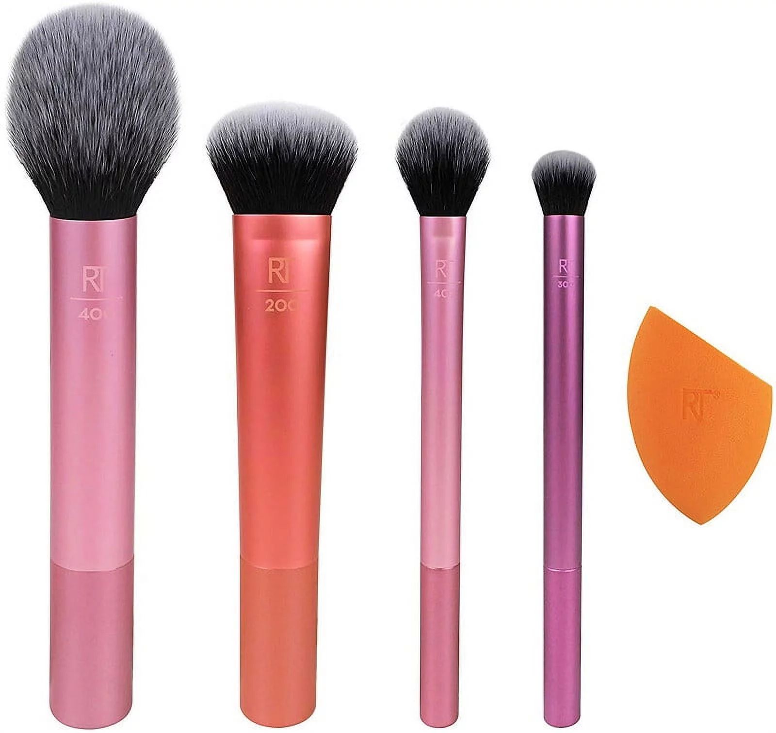 Real Techniques, Everyday Essentials, For Blush + Foundation + Shadow + Highlighter + Concealer, ... | Walmart (US)