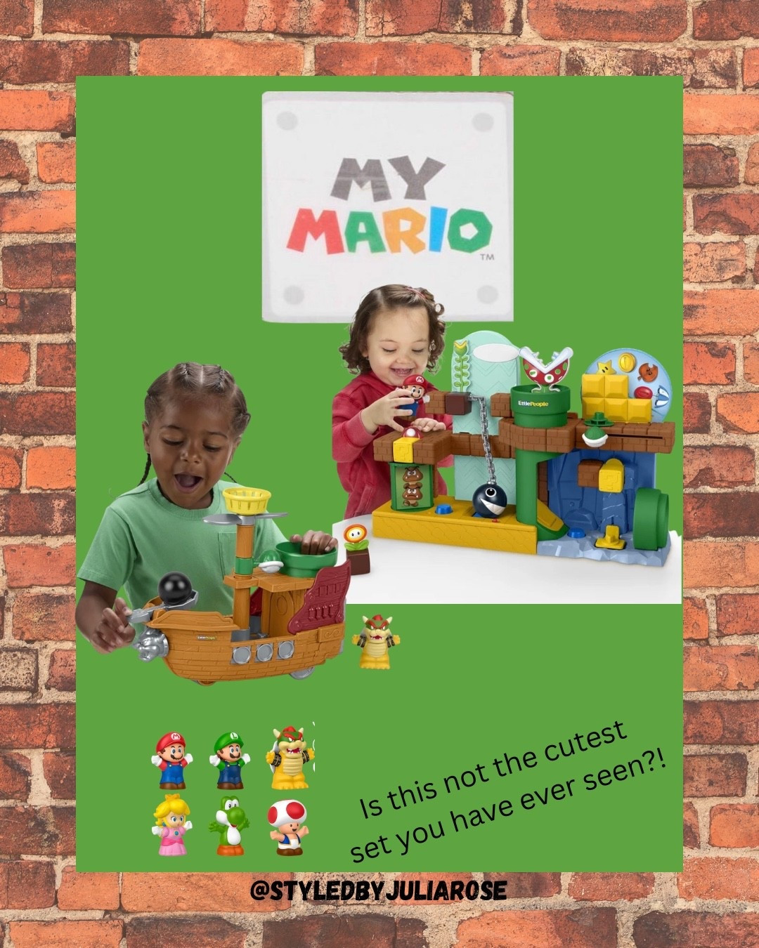 Easter basket toddler toys Mario video games boys toys girls toys gift ideas birthday gifts fisher price little people

This is the cutest set I’ve ever seen for little Mario lovers 🎮

#LTKfindsunder50 #LTKover40 #LTKkids