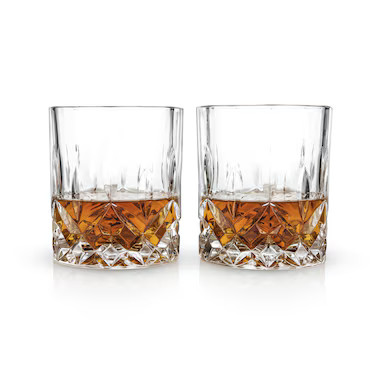ADMIRAL CUT CRYSTAL TUMBLERS SET OF 2 | Indigo (CA)