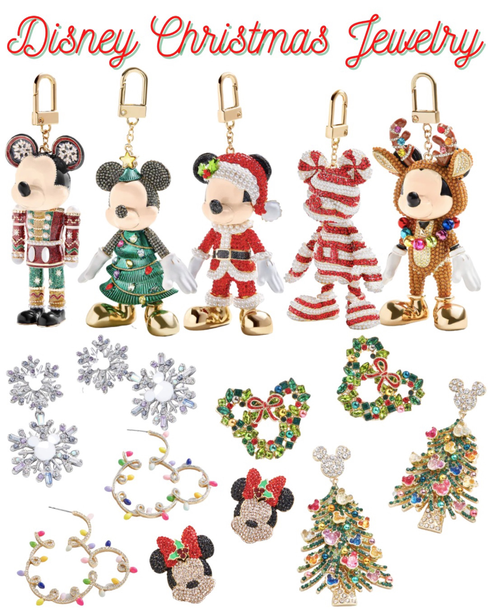 Disney store christmas jewelry