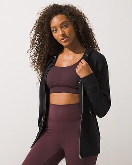 Brushed Terry Zip Hoodie | Soma Intimates
