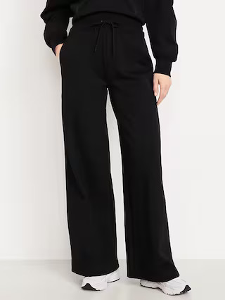 Extra High-Waisted Dynamic Fleece Wide-Leg Sweatpants | Old Navy (US)