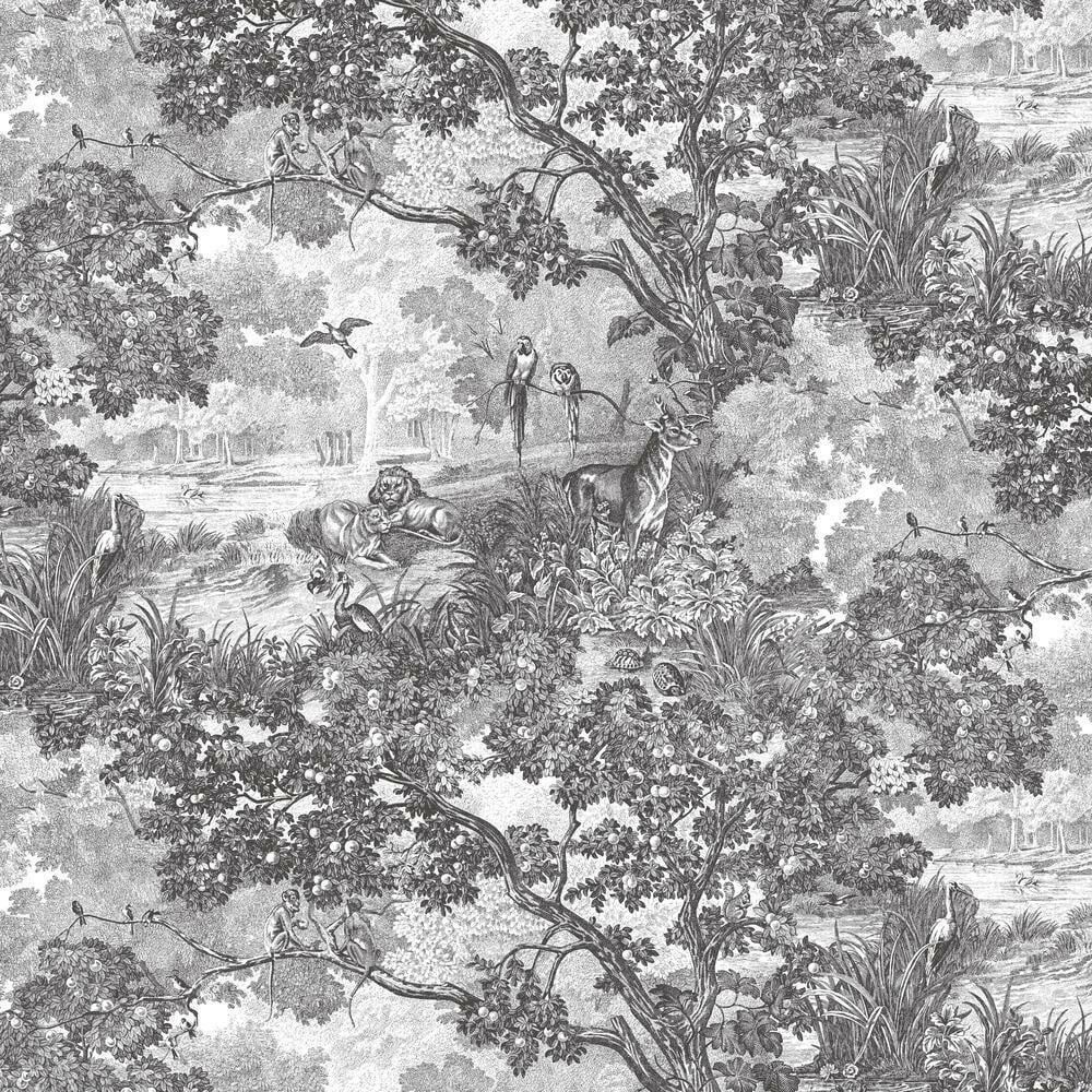 Jungle Toile Peel and Stick Wallpaper | Walmart (US)