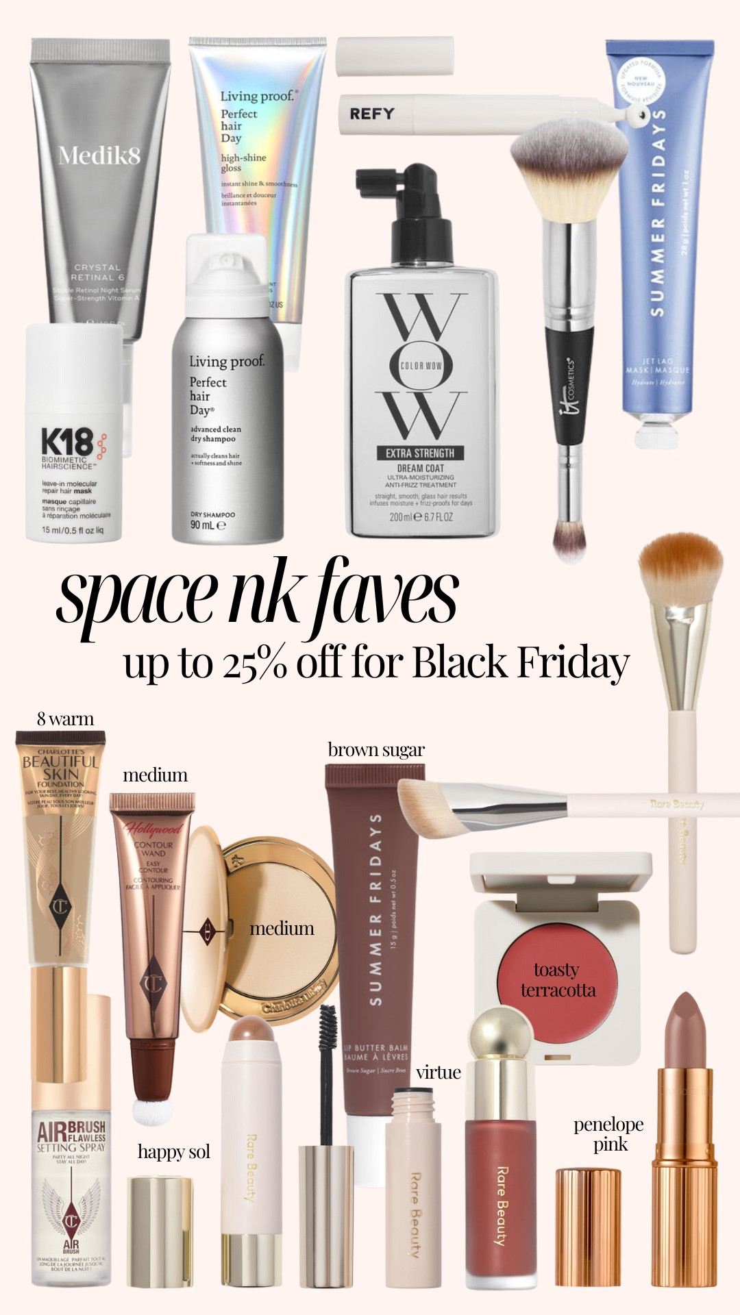 Space NK faves for up to 25% off this Black Friday! From hair, to skin, makeup and beauty gifts, shop all my faves here for Christmas and party seasonn

#LTKgiftguide #LTKCyberWeek #LTKbeauty