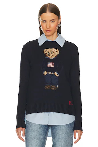Polo Ralph Lauren Bear Pullover in Navy Multi from Revolve.com | Revolve Clothing (Global)