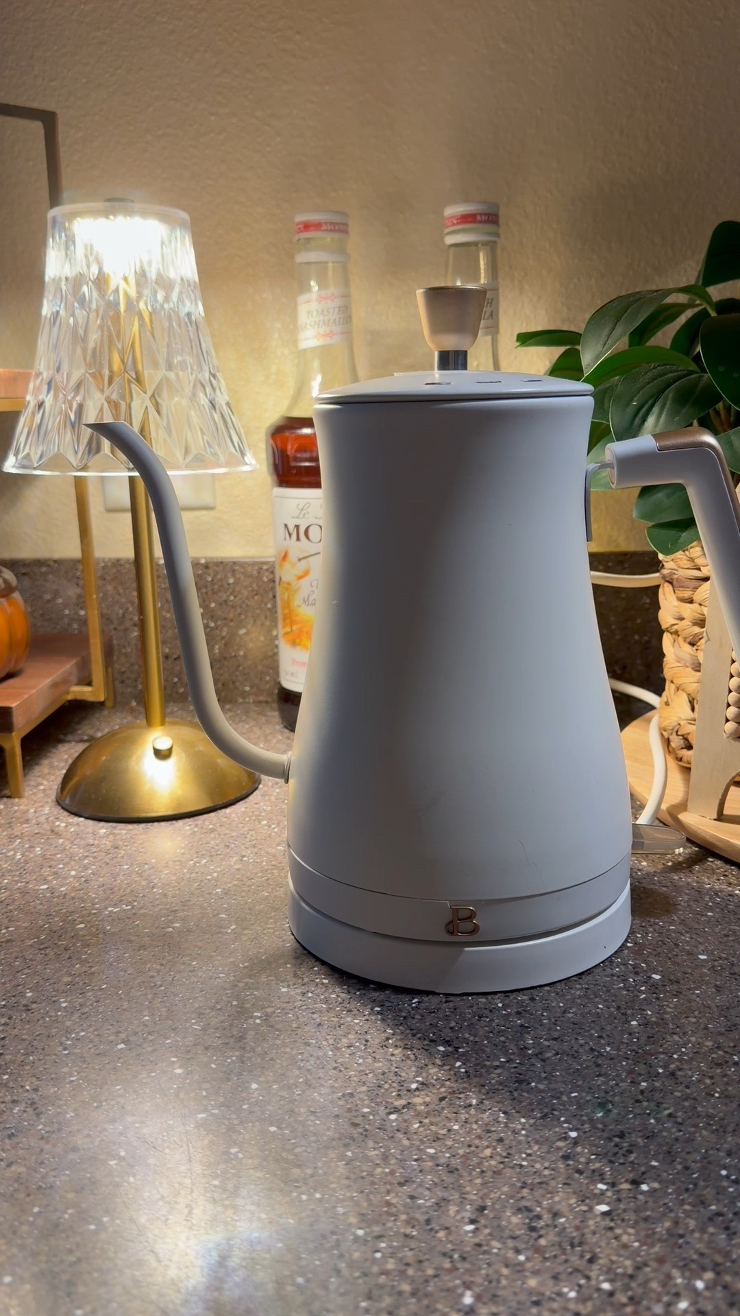 The cutest kettle! 🤍 

#LTKFindsUnder100 #LTKHome #LTKSeasonal