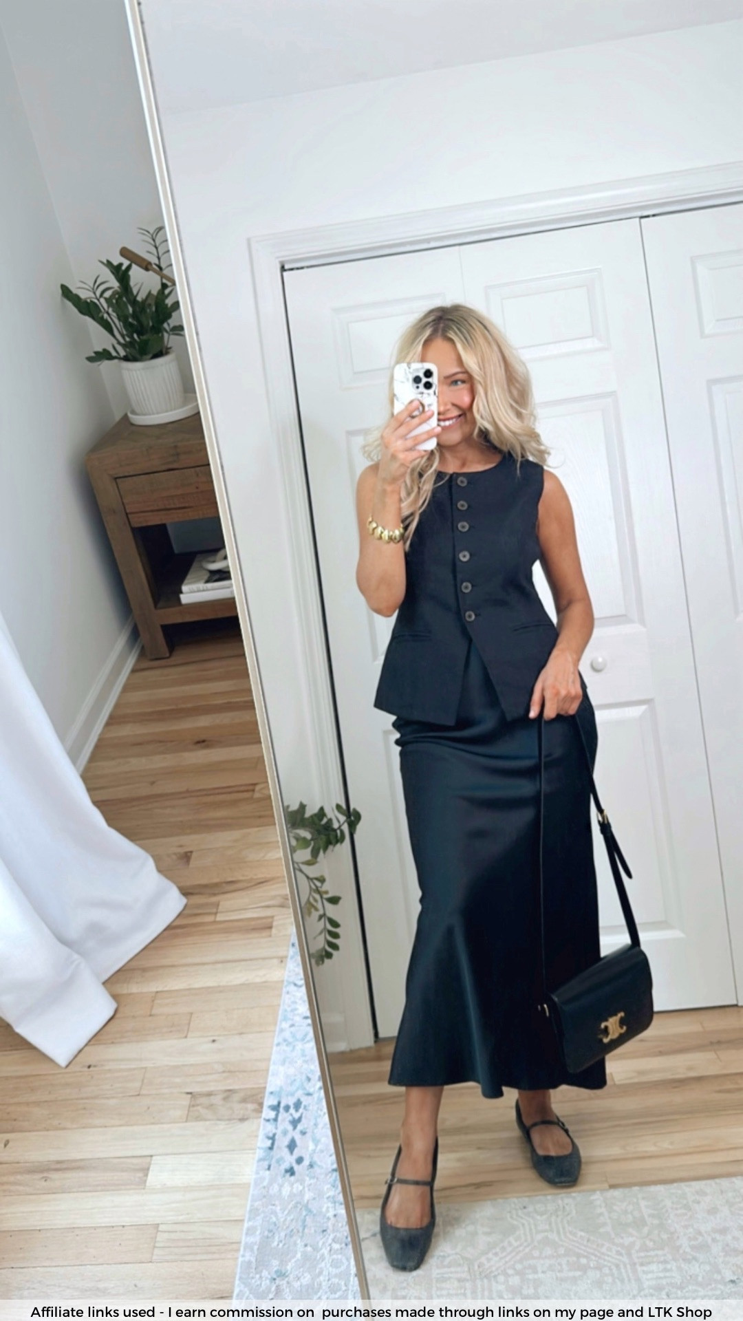 Chic summer outfit
Black linen vest
Europe vacation outfit 
