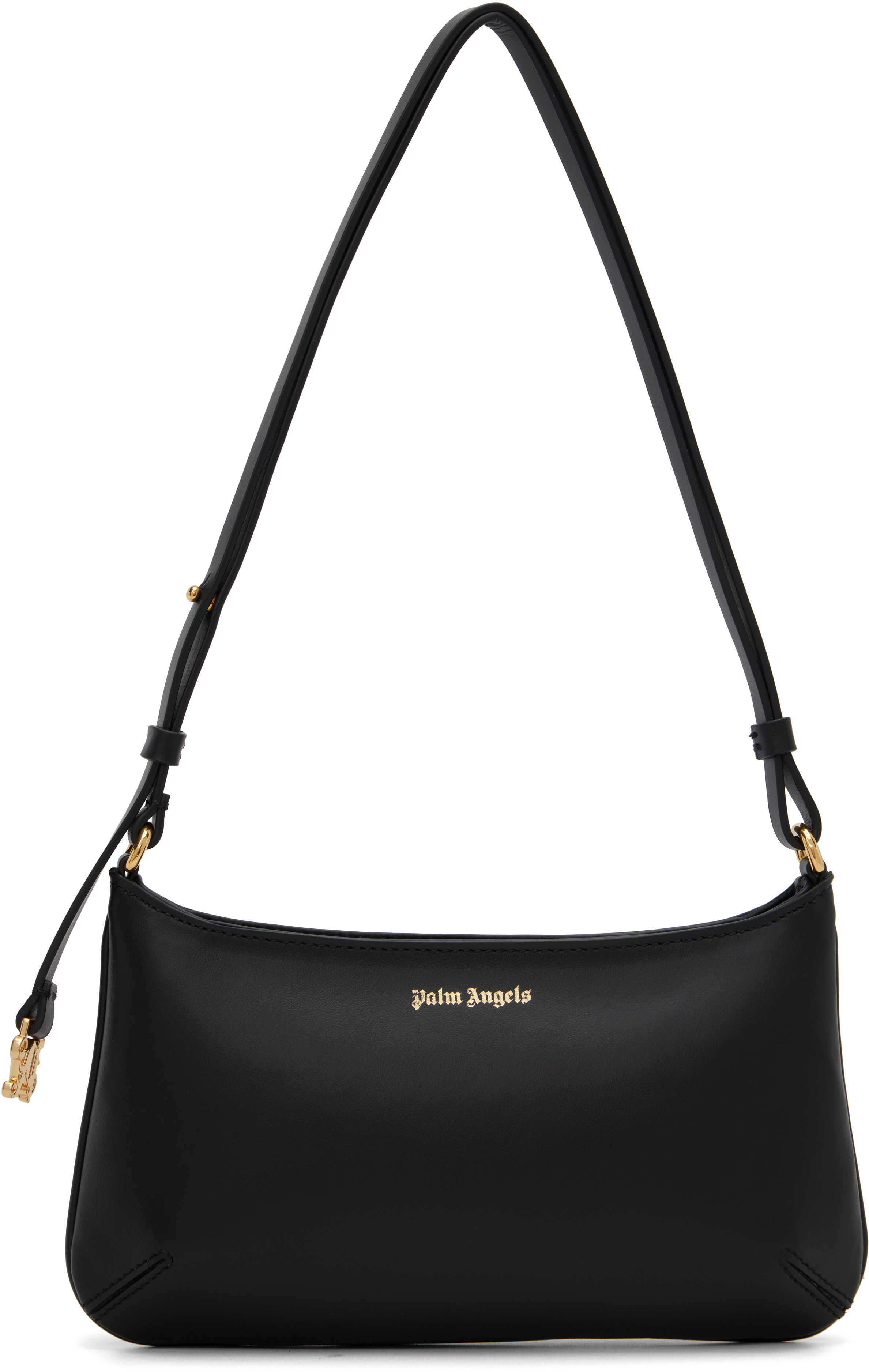 Palm Angels Black Leather Giorgina Bag | SSENSE