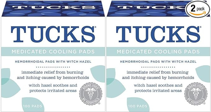Tucks Md Cool Hemorrhoid Pad, 100 count (Pack of 2) | Amazon (US)
